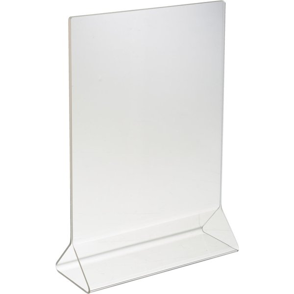 3x PULSIVA Portabiglietti da tavolo Fera; 15x21.5 cm (LxH); trasparente; 3 pz. / Pacco