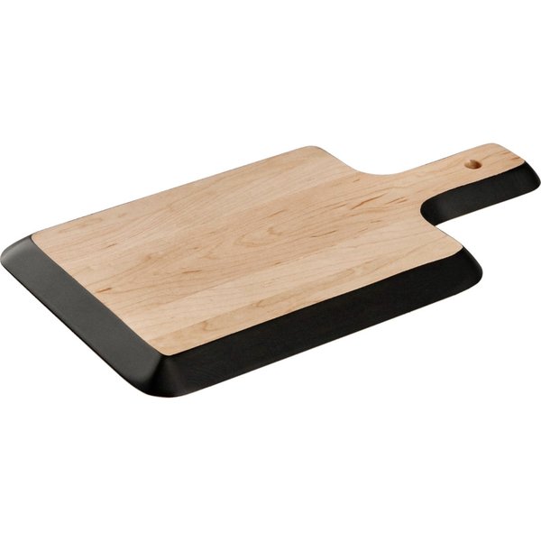 VEGA Tagliere Belbo; 36.1x21.1x2 cm (LxLxH); acero/nero; rettangolare