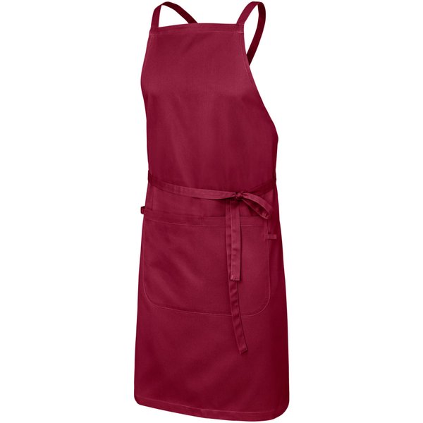 JOBELINE Tablier à bavette Botéro 88x100 cm; 88x100 cm (Lxl); bordeaux