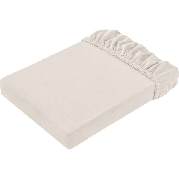 Drap housse Acadia ERWIN M.; 180-200x190-200 cm (lxL); taupe