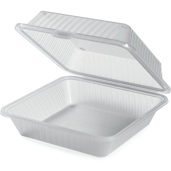 12x Contacto Boîte réutilisable Eco-Takeout 1 compartiment; 23x23.5x9.5 cm (LxlxH); transparent; carré(e); 12 pièce(s) / Lot