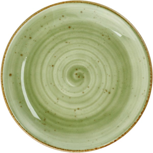 6x VEGA Piatto Nebro piano; 20 cm (Ø); verde chiaro; rotonda; 6 pz. / Pacco