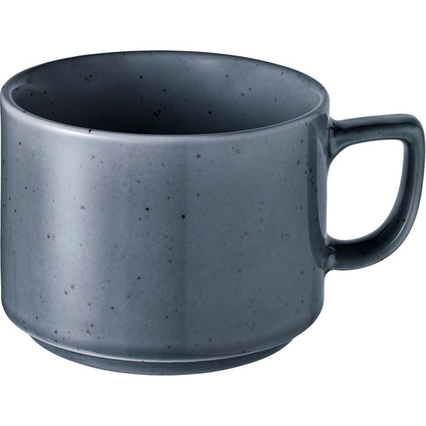 6x VEGA Tazza cappuccino Alessia; 190 ml, 7.5x6.3 cm (ØxH); grigio; rotonda; 6 pz. / Pacco