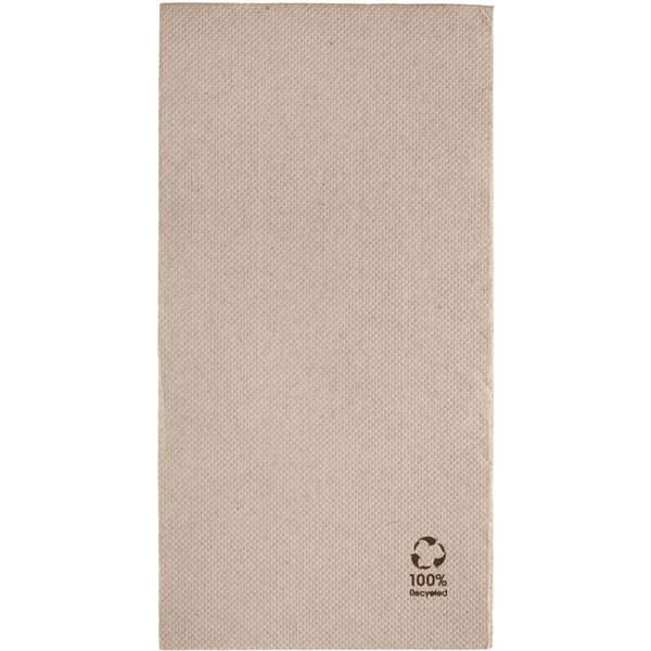 GARCIA DE POU Tovaglioli in confezione risparmio Ecolabel Piega 1/8; 40x40 cm (LxL); naturale; 1200 pz. / Pacco