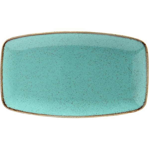 6x VEGA Piatto da portata Sidina rettangolare, angoli arrotondati; 31x18x2.5 cm (LxLxH); turchese; rettangolare; 6 pz. / Pacco