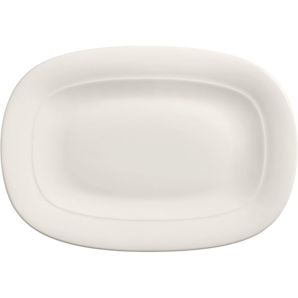12x VEGA Assiette/plat Premiora; 26.5x18.5x2.5 cm (LxlxH); écru; ovale; 12 pièce(s) / Lot