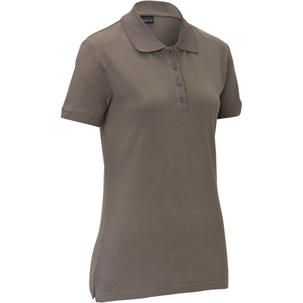 JOBELINE Polo femme Caty manches courtes; Taille M; taupe