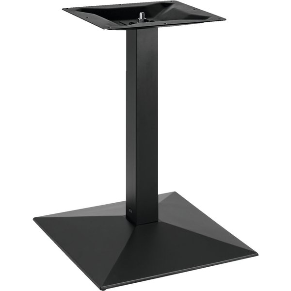 VEGA Pied de table d'intérieur Quadro carré; 55x55x72 cm (lxLxH); noir; carré(e)