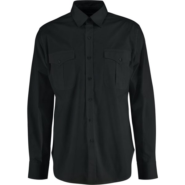 JOBELINE Camicia da uomo Marlon Maniche lunghe; Taglia 39/40; nero