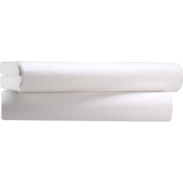 Drap housse Savannah Jersey PULSIVA; 90-100x200 cm (lxL); blanc; 2 pièce(s) / Lot