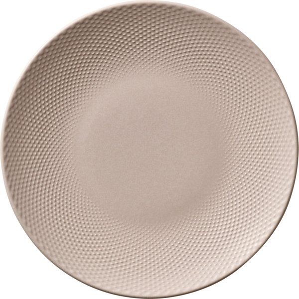 6x HEART&SOUL Assiette plate Pine Relief forme coupe ronde; 28x3 cm (ØxH); rosé; rond(e); 6 pièce(s) / Lot