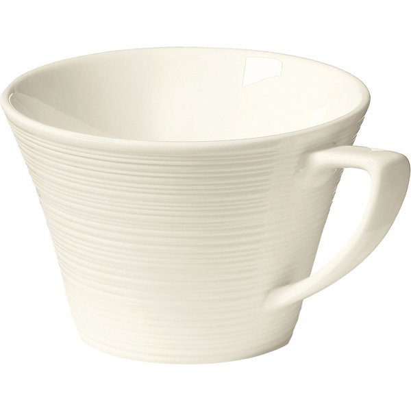 6x VEGA Tasse à petit-déjeuner Oviedo; 28 cl, 10.2x7.2 cm (ØxH); écru; rond(e); 6 pièce(s) / Lot