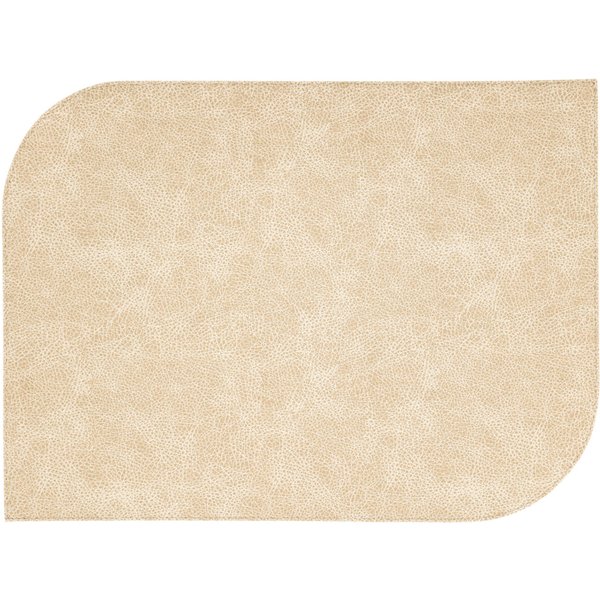 6x ERWIN M. Tovaglietta americana Shana 2 angoli arrotondati; 32.5x44 cm (LxL); beige/tortora; rettangolare; 6 pz. / Pacco
