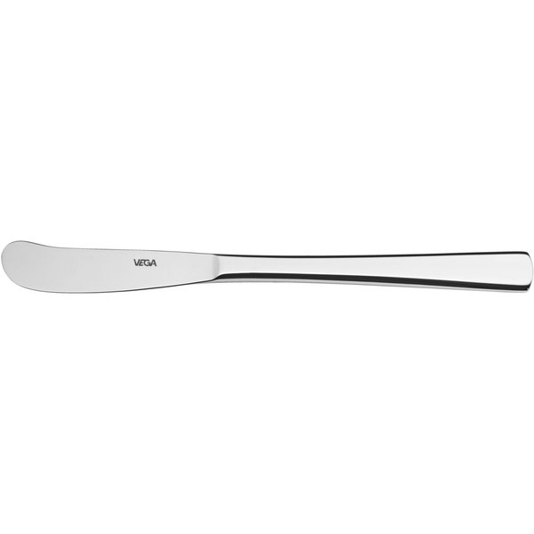 12x VEGA Couteau à beurre Madrid; 18 cm (L); argenté, Poignée argenté; 12 pièce(s) / Lot