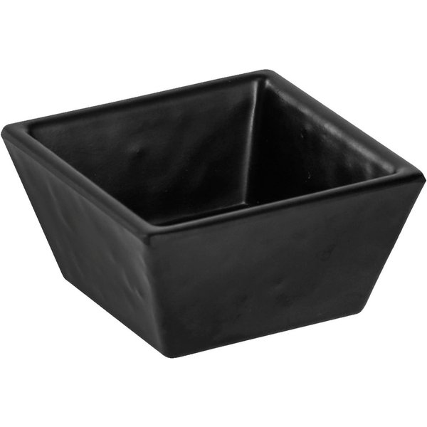 6x VEGA Mini coupelle Fiora; 4 cl, 5.6x5.6x2.8 cm (LxlxH); noir; rectangulaire; 6 pièce(s) / Lot
