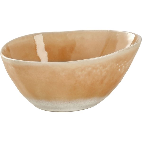 4x VEGA Saladier Cascais organique; 0.8 l, 18.5x15x8.5 cm (LxlxH); abricot; organique; 4 pièce(s) / Lot