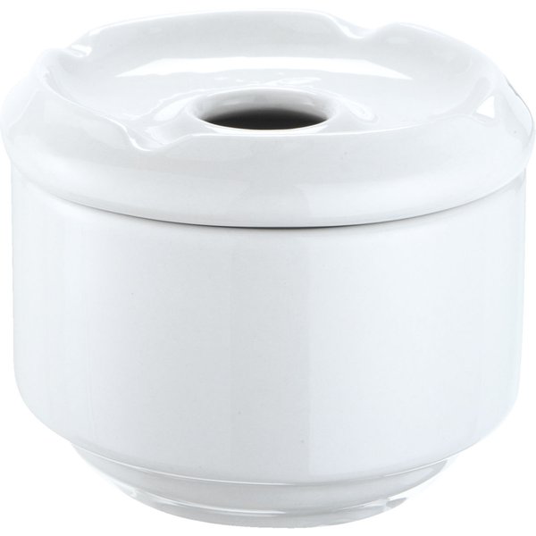 6x PULSIVA Cendrier anti-vent; 10.5x7.5 cm (ØxH); blanc; rond(e); 6 pièce(s) / Lot