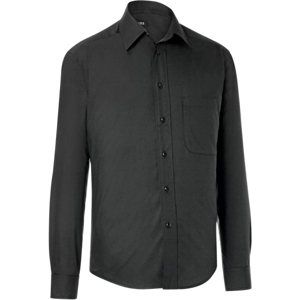 PULSIVA Camicia da cameriere Rico maniche lunghe; Taglia 45/46; nero