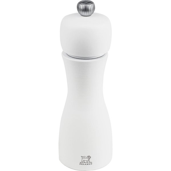 Moulin à sel Tahiti Peugeot; 15 cm (H); blanc