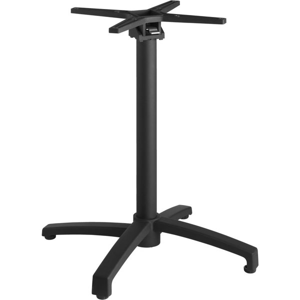 Pied de table d'extérieur Taipa rabattable VEGA; 66x66x72 cm (lxLxH); noir