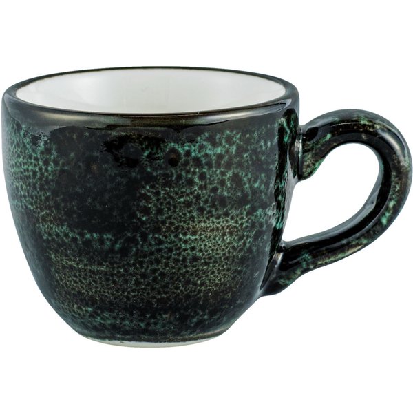 6x VEGA Tazzina caffè Black Reef; 100 ml, 6.2x5.4 cm (ØxH); verde/nero; 6 pz. / Pacco