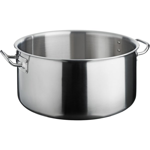 VEGA Casseruola fonda Livonia; 18 l, 36x18 cm (ØxH); argento; rotonda
