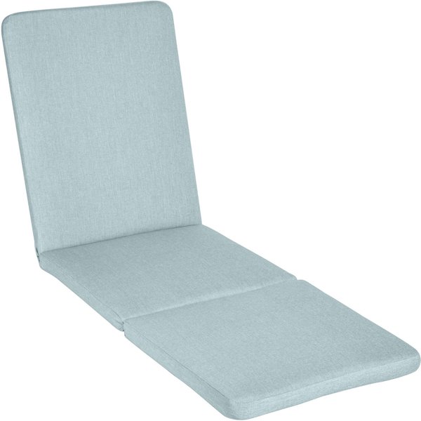 VEGA Cuscino per lettini prendisole Oasi; 196x60x5 cm (LxLxH); azzurro melange