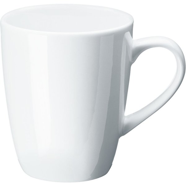 6x PULSIVA Tazza mug Clipo; 350 ml, 8.8x10.5 cm (ØxH); bianco; rotonda; 6 pz. / Pacco