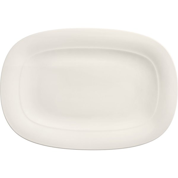 12x VEGA Piatto Premiora; 38.5x26.5x3 cm (LxLxH); bianco crema; ovale; 12 pz. / Pacco