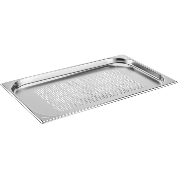 PULSIVA Contenitore gastronorm 1/1 Basic forato ; GN 1/1, 2.5 l, 53x32.5x2 cm (LxLxP); argento
