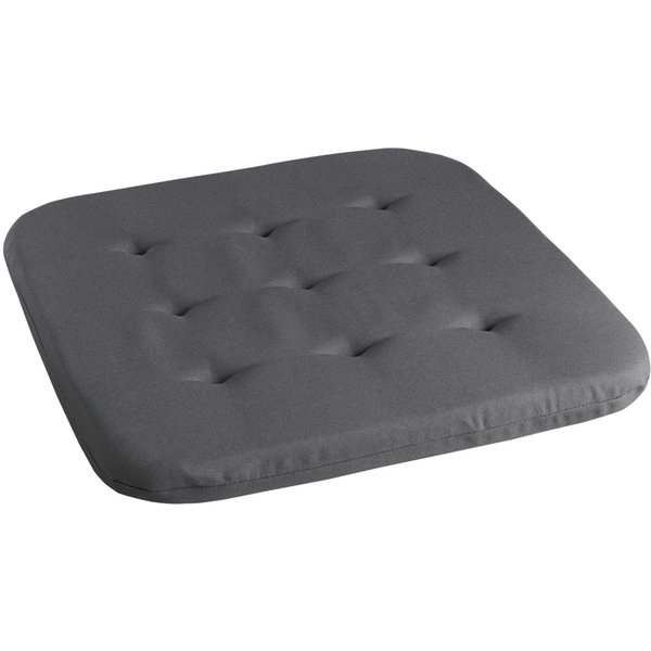 ERWIN M. Cuscino per sedia Klia; 38x38x3 cm (LxLxH); antracite; quadrata