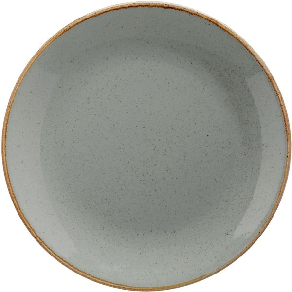 6x VEGA Assiette Sidina plate; 24 cm (Ø); gris; rond(e); 6 pièce(s) / Lot