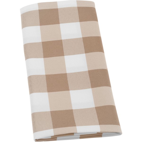 6x ERWIN M. Serviette de table Country Neo ; 50x50 cm (lxL); beige; 6 pièce(s) / Lot