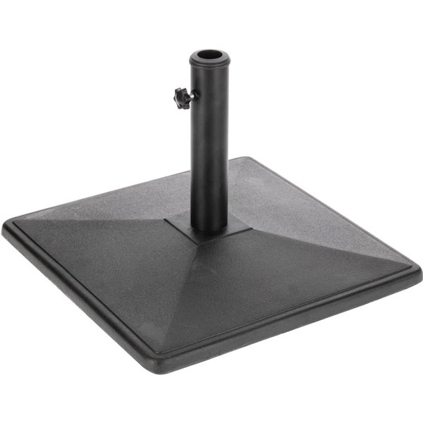 VEGA Base per ombrellone Alcaria; 50x50x5 cm (LxLxH); nero; quadrata