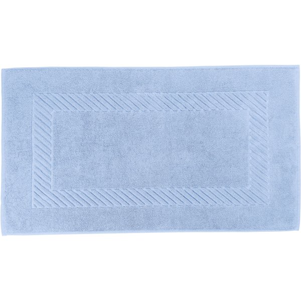 ERWIN M. Tappeto bagno Valencia tinta unita; 50x90 cm (LxL); blu chiaro