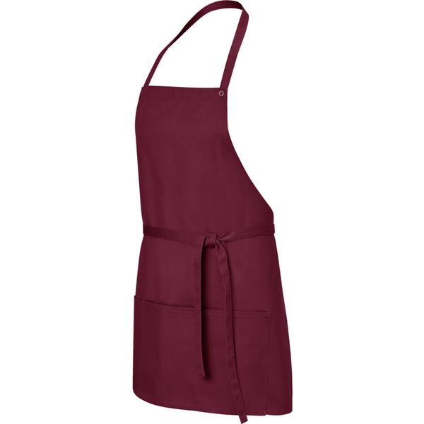 JOBELINE Grembiule con pettorina Sonia 64x8 cm (LxB); 64x80 cm (LxL); bordeaux