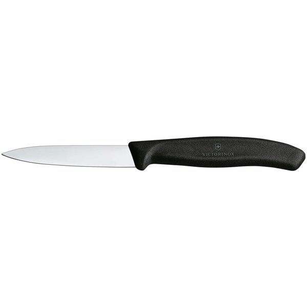 Coltello per verdure professionale Swiss Classic lama dritta Victorinox; lunghezza lama 8 cm, 18.9 cm (L); argento/nero