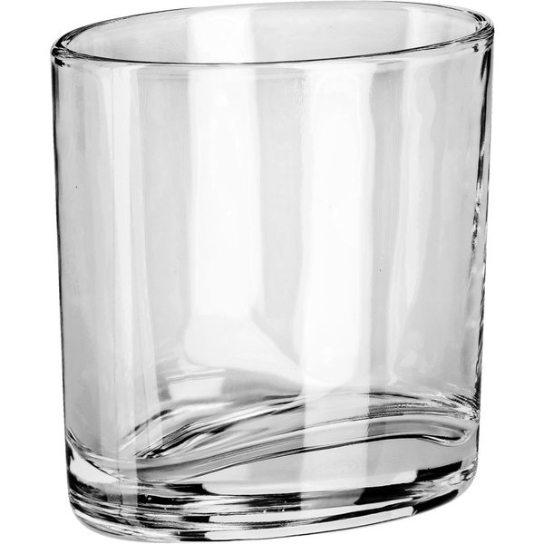 12x Borgonovo Bicchiere Whisky Oval; 90 ml, 6.5x6.5 cm (ØxH); trasparente; 12 pz. / Pacco