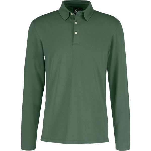 JOBELINE Polo homme Malme manches longues; Taille M; kaki