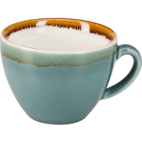 6x PULSIVA Tazza cappuccino Glaze 2.0; 200 ml, 8.9x6.5 cm (ØxH); blu; 6 pz. / Pacco