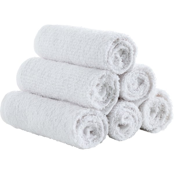 Essuie-mains Zelos PULSIVA; 30x30 cm (lxL); blanc; 30 pièce(s) / Lot