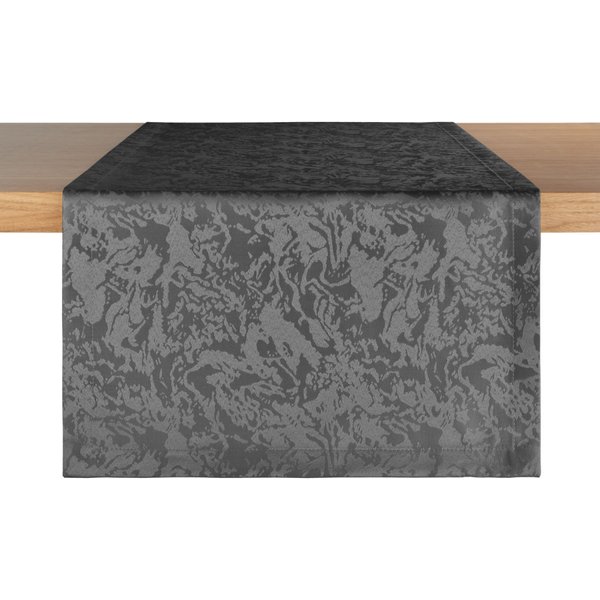 2x PULSIVA Runner tavolo Berlino; 40x130 cm (LxL); antracite; rettangolare; 2 pz. / Pacco