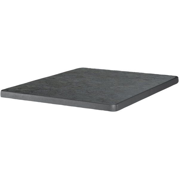 PULSIVA Piano per tavolo Sevelit quadrato; 60x60 cm (LxL); antracite; quadrata