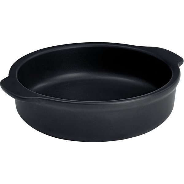 6x VEGA Plat Ferry avec poignées; 32 cl, 16.5x3.5 cm (ØxH); noir; rond(e); 6 pièce(s) / Lot