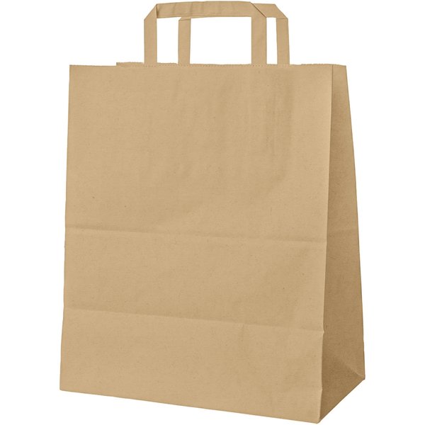 Sac Paper WIMEX; 1900 cl, 32x16x39 cm (LxlxH); brun; 250 pièce(s) / Lot