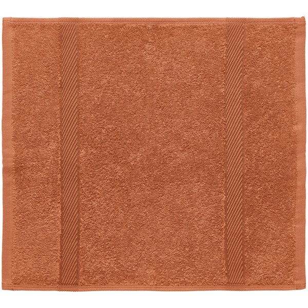 5x ERWIN M. Essuie-mains Valence uni; 30x30 cm (lxL); rouille; 5 pièce(s) / Lot