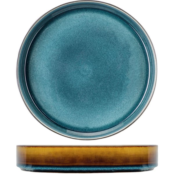 3x Cosy & Trendy Assiette creuse Quintana; 123 cl, 23x4.3 cm (ØxH); bleu; rond(e); 3 pièce(s) / Lot