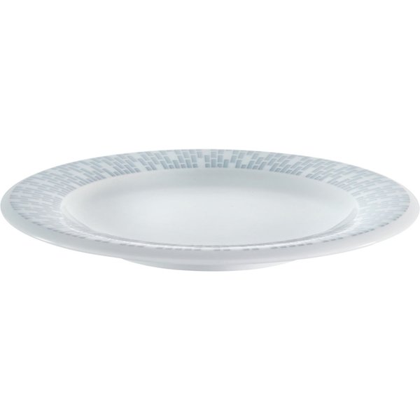 6x WMF Assiette plateric Synergy Geometric; 20x1.4 cm (ØxH); blanc/bleu; rond(e); 6 pièce(s) / Lot
