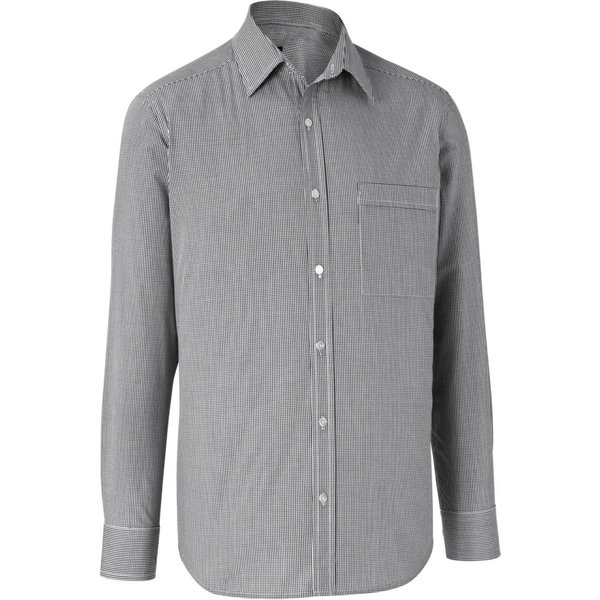JOBELINE Chemise homme Harper manches longues; Taille 39/40; noir