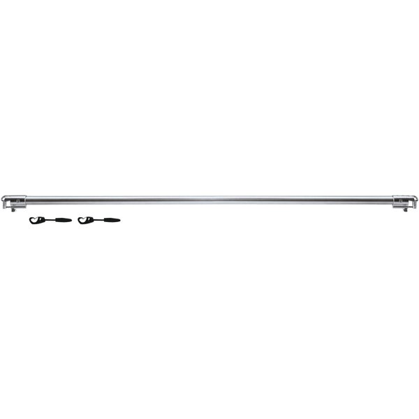 Set de fixation pour brise-vue Gain PULSIVA; 118.5x2.5x2.5 cm (LxHxØ); argenté